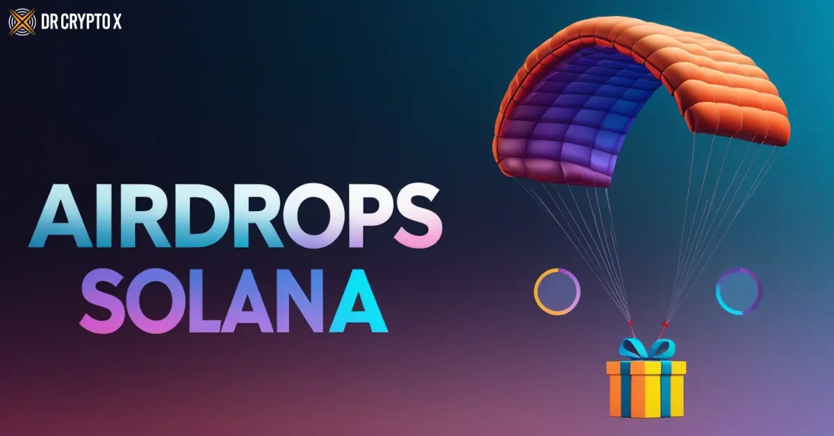 Dr Crypto X blog post about the Solana Airdrop news.