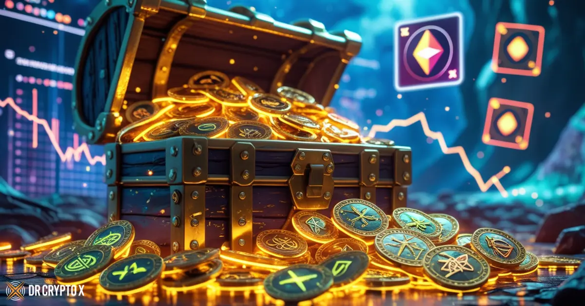 Dr Crypto X blog post about the Treasure Tokens news.